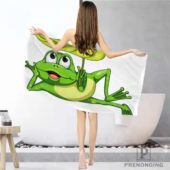 

Custom Frog-Pic (1) Bathroom Washcloth Towels Face Towel/Bath Towel Shower Towels Size 33x74cm/72x143cm#18-12-16-03-137