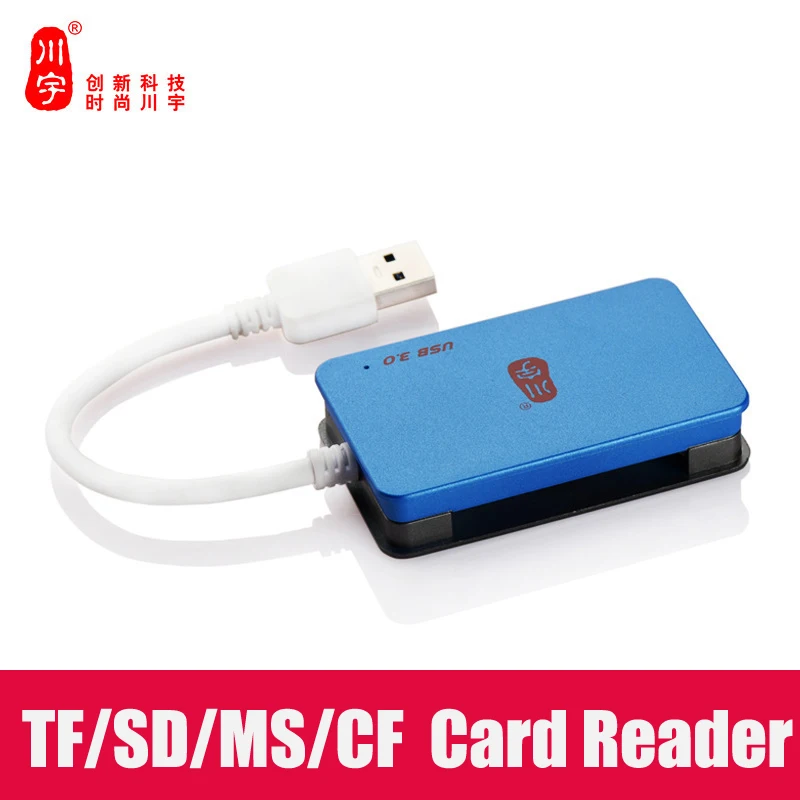 

Kawau C385 USB 3.0 Card Reader Micro SDXC SDHC TF Memory Card Reader Mini Adapter For Micro SD / CF / MMC/ MS Pro Duo/ MicroSD