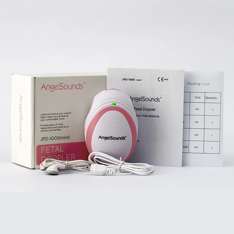Homecare Angelsounds 3 МГц фетальный допплер Карманный Ультразвуковой предродовой монитор