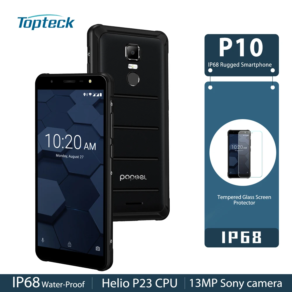 Aliexpress.com : Buy Poptel P10 IP68 Waterproof 64GB 4GB