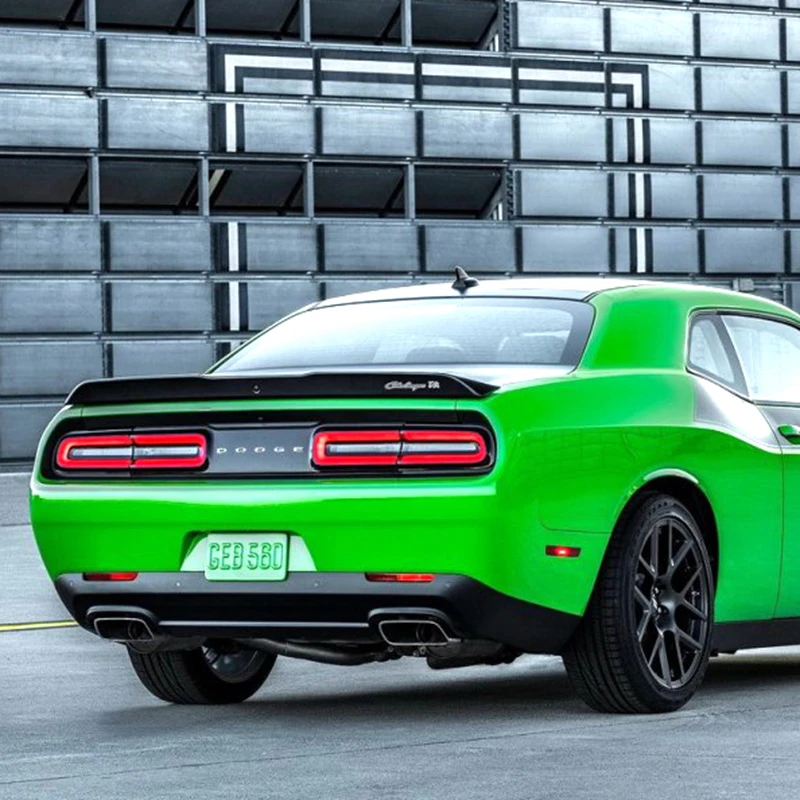 Для Dodge Challenger спойлер задний спойлер Высокое качество ABS Материал грунтовка Цвет автомобильное украшение в виде хвостового крыла