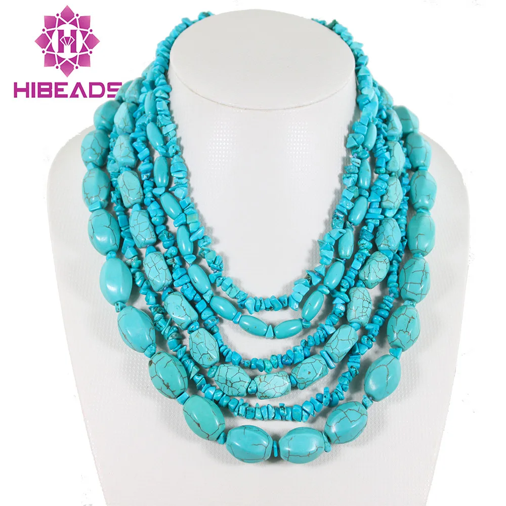 Fabulous Strands Beads Fashion Necklace Luxury Bridal Beads Necklace