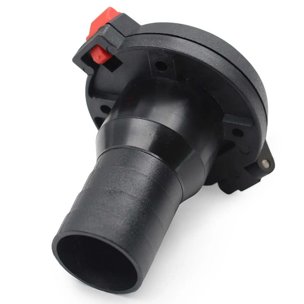 Black Marine Boat Yacht Fuel Gas Deck Filler Vented Fuel Fills 1.5inch Keyless Cap 38mm ABS Plastic