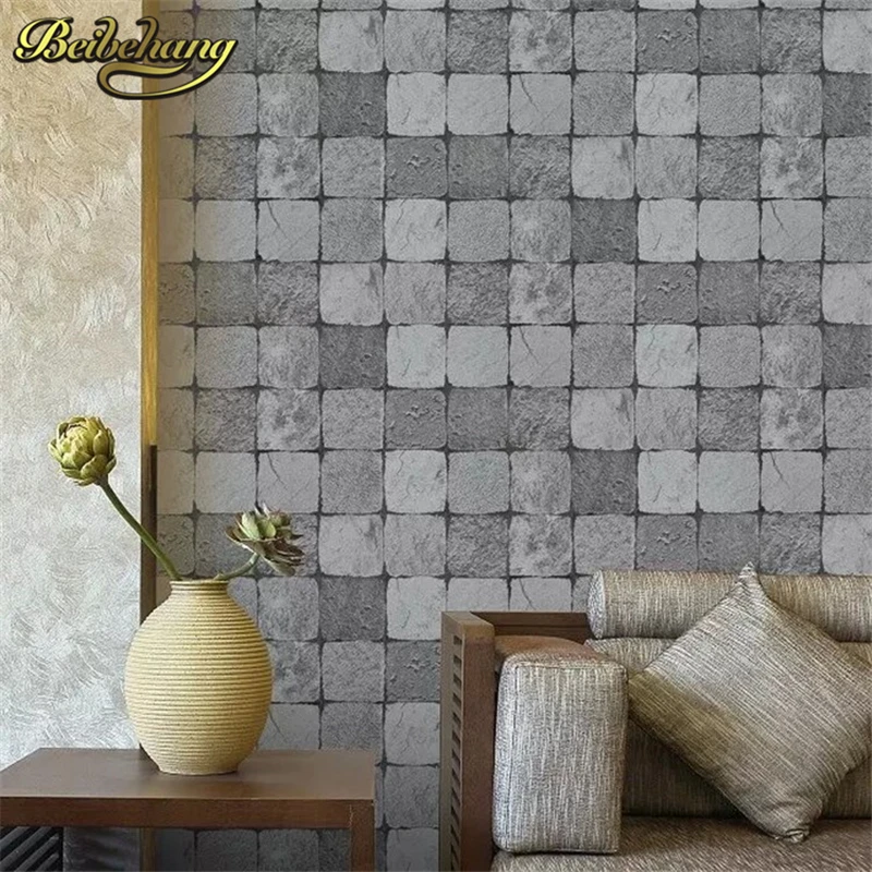 beibehang Gold foil anti-yellow checkered retro metal sequins KTV wallpaper for walls 3d papel de parede papel parede wall paper blue checkered wallpaper peel and stick wall contact paper square grid self adhesive wallpaper for living room bedroom cabinet