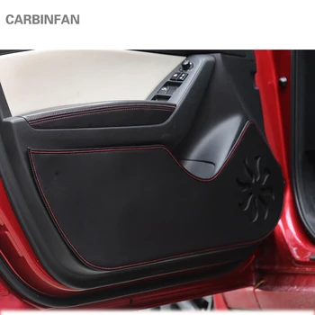 

Interior Mouldings Accessories Car Door Sticker Anti kicking pad protection pad Mat For Mazda 3 Axela 2014 2015 2016 2017 C214