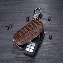 Автомобильный держатель для ключей из натуральной кожи для мужчин и женщин, органайзер для сумок из натуральной коровьей кожи, чехол для ключей для автомобиля, модная ключница, Новинка