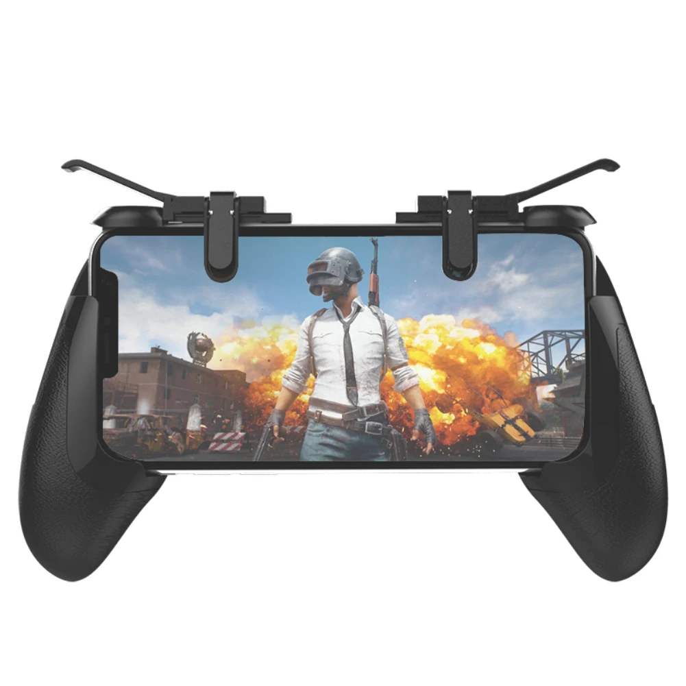 

Phone Gamepad Trigger Fire Button Aim Key L1R1 Shooter Controller PUBG Eating chicken FUT1 for iPhone Android Universal joystick