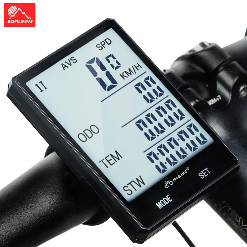 

Waterproof Bicycle Computer Wireless MTB Road Bike Stopwatch Speedmeter Bicycle Watch Screen LED Wired Speed Meter Cycling Parts