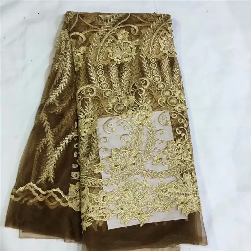 

LC!6yard/lot High quality nigerian french net lace Russia african lace fabric for wedding dress free shipping ! L92508