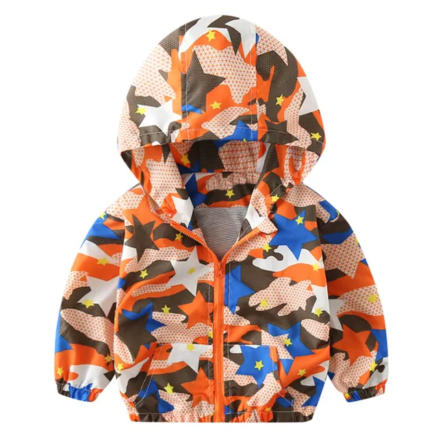 Kids Coat Children Baby Coat Autumn Jacket Outerwear Camouflage Hoodie Windbreaker Clothes Manteau Enfant