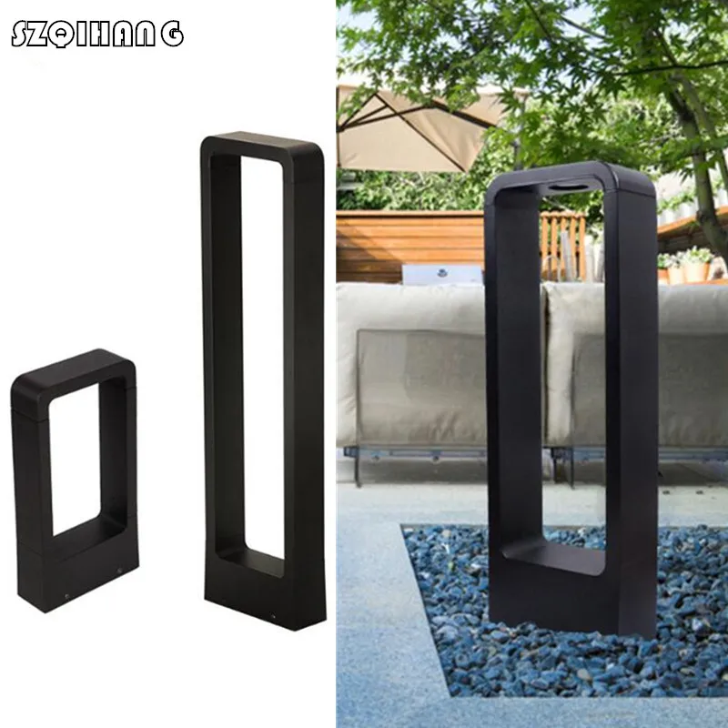 Goedkoop LED Exterieur Bolder Licht 10 w Outdoor Floor Light Tuin Binnenplaats Road LED Gazon Lamp IP67 Waterdichte Aluminium AC85 265V