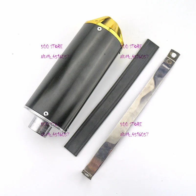 

28mm Motorcycle black Universal Exhaust Pipe Muffler Moto ATV Scooter engine muffler exhaust pipe For Dirt Bike Scooter