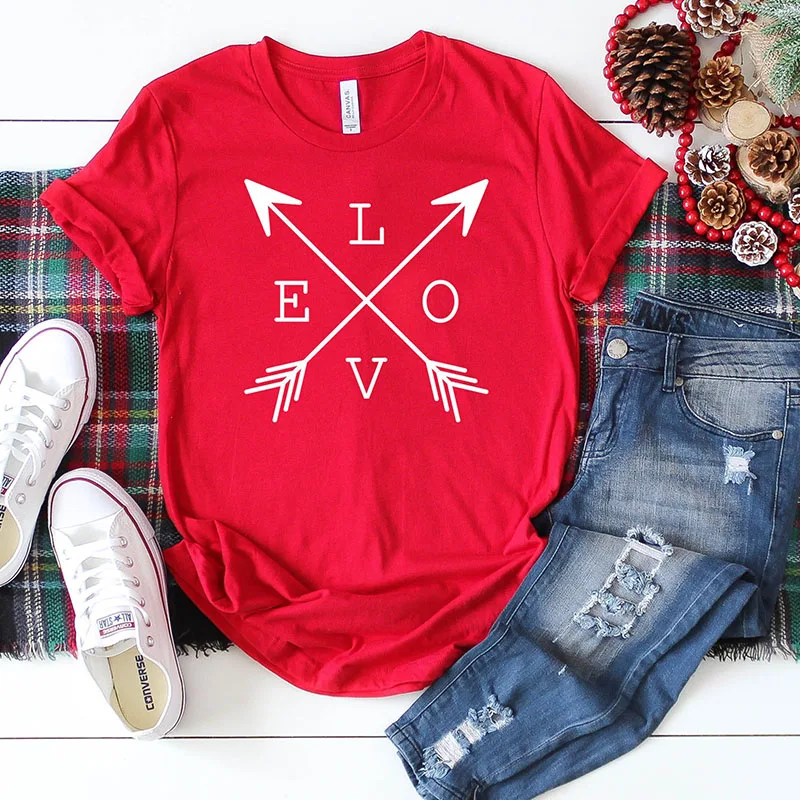 

Love Valentines Day Shirt Valentines T-Shirt Womens Tumblr Graphic Tee Shirt Plus Size Clothes Summer Fashion Tops Gift for Her