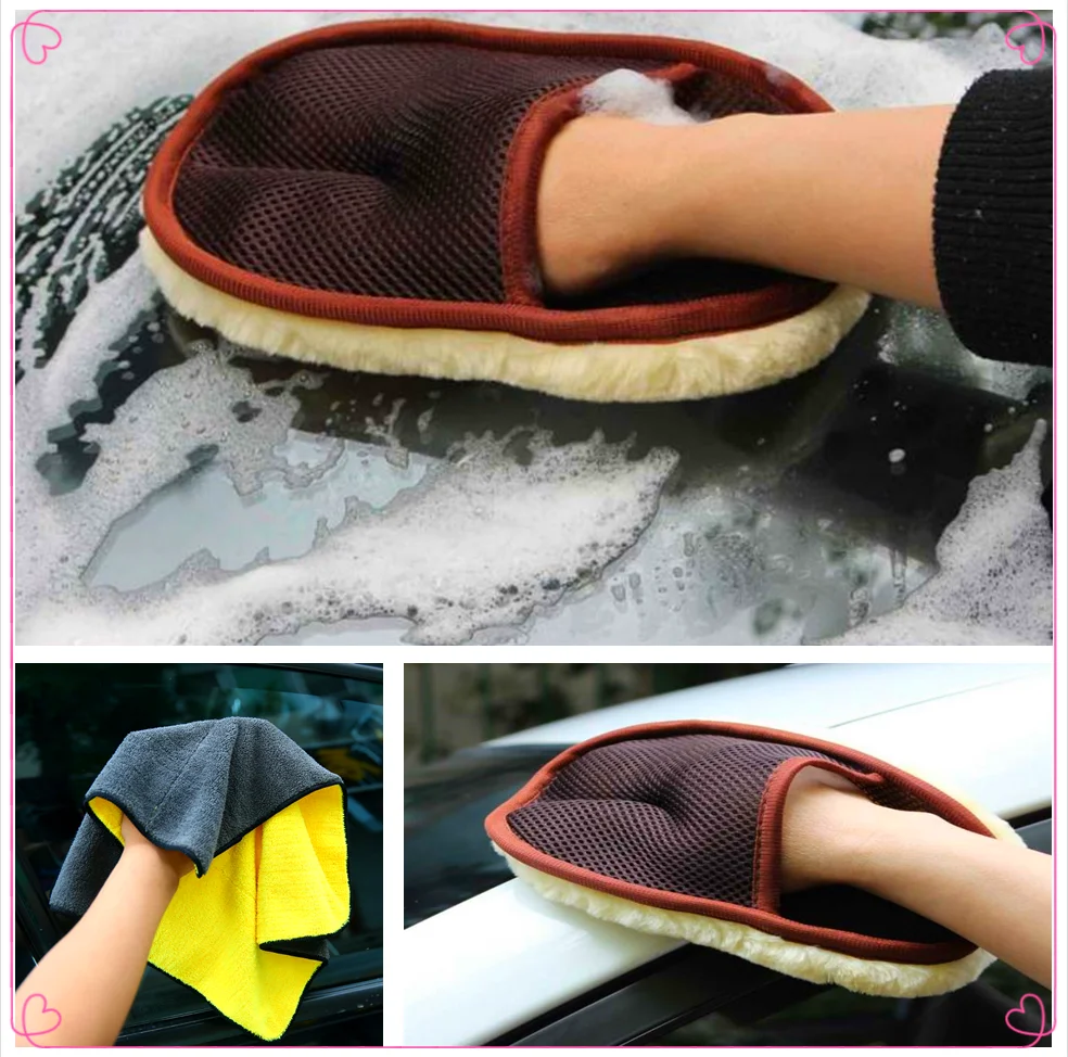 Car Styling Washing Gloves Cleaning Washer Cloth Towel FOR Kia Provo K9 Cross Carens CUB Trackster Ray K2 Naimo Pro Venga | Автомобили и