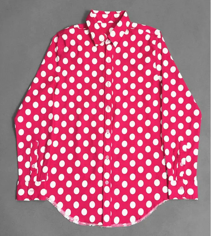 polka dot casual shirt