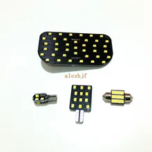 Июля Король 4 шт. 6000 К 2835SMD СВЕТОДИОДНЫЕ Чтение Свет Чехол для Subaru XV 2012 ~ 2015, 3 Огни Купола + 1 Ствол Свет