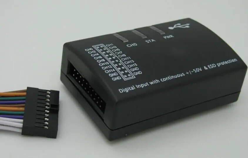 USB Logic 100MHz 16Ch Saleae 16 Logic 16 analizador lógico para brazo FPGA