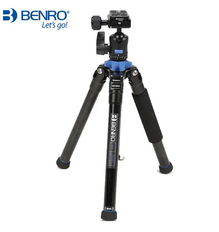  Benro IS05 Portable Light Aluminum Tripod Can Turn to Selfie Stick