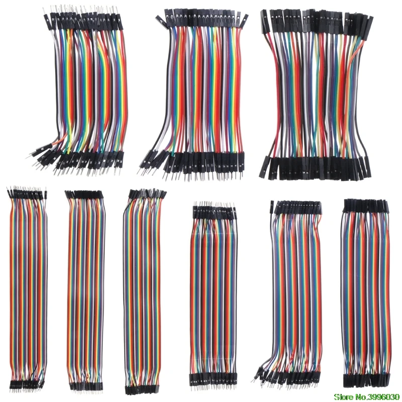 

Fashion 40Pcs Cables M-F/M-M/F-F Jumper Breadboard Wire Colorful GPIO Ribbon for DIY Kit