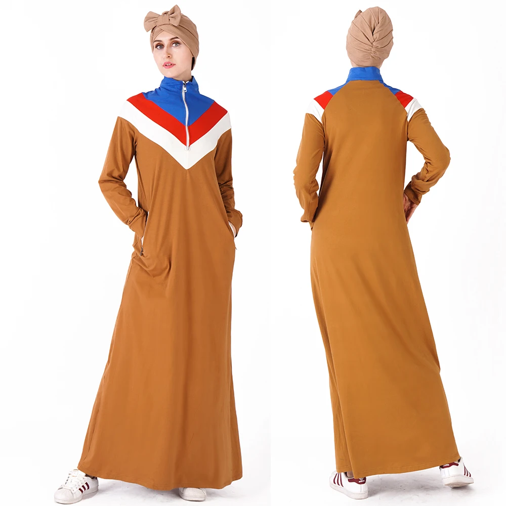 Мусульманское платье-Абая Исламская Костюмы для Для женщин Малайзии джилбаба Djellaba халат мусульманин турецкий баю кимоно кафтан туника SP213