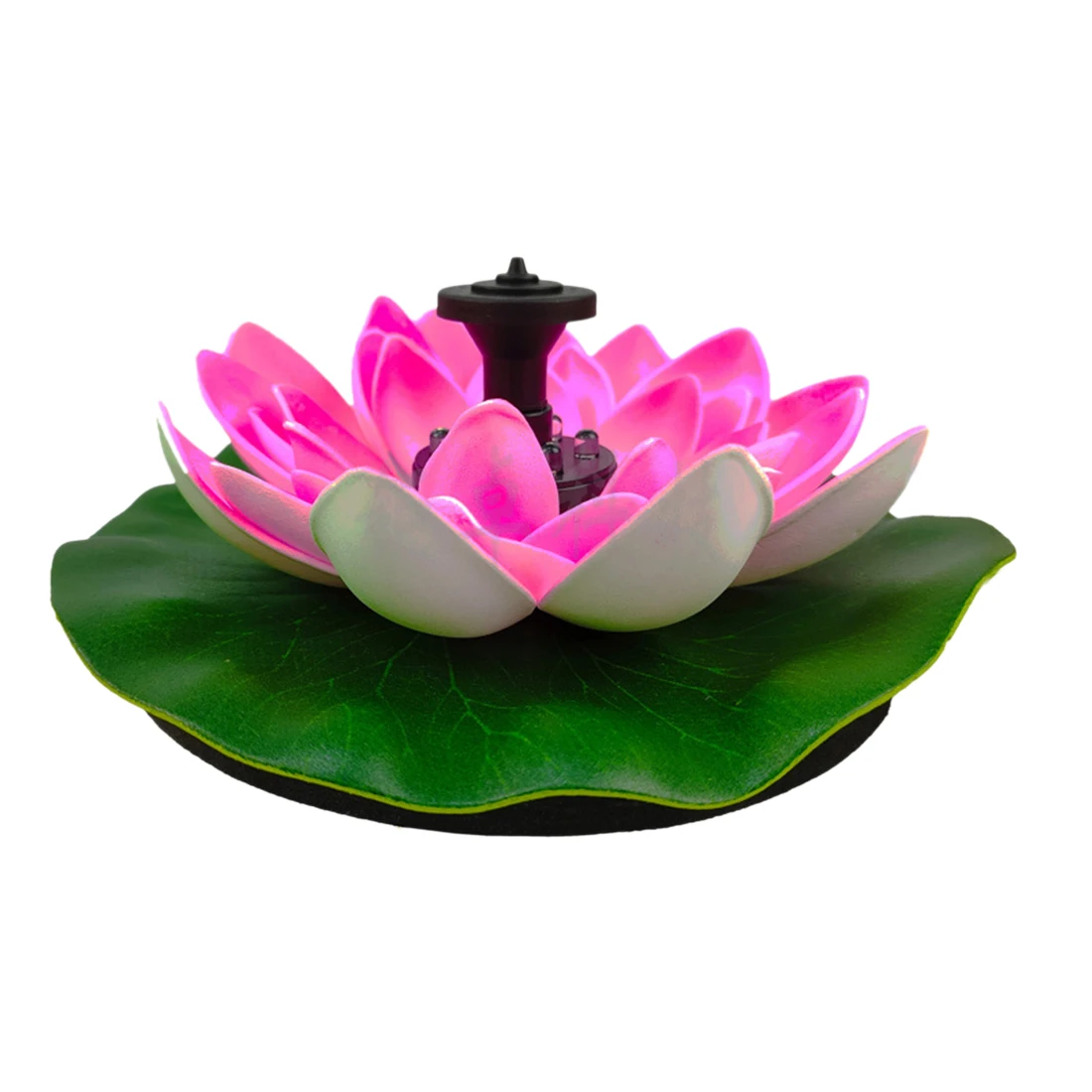 2019 New Style With Led Light Solar-Powered Floating Lotus Fountain For Pond Garden Decoration Drop Shipping - Pink/Orange/Blue