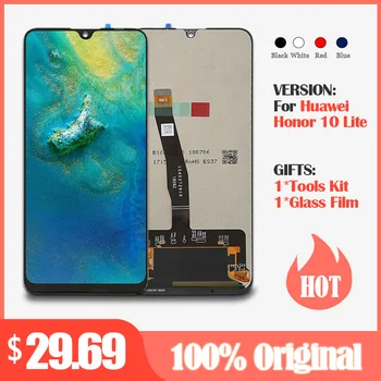 

100% Original LCD 6.21" Display For Huawei Honor 10 Lite LCD Touch Screen Digitizer with Frame Global Version HRY-LX1 HRY-LX2