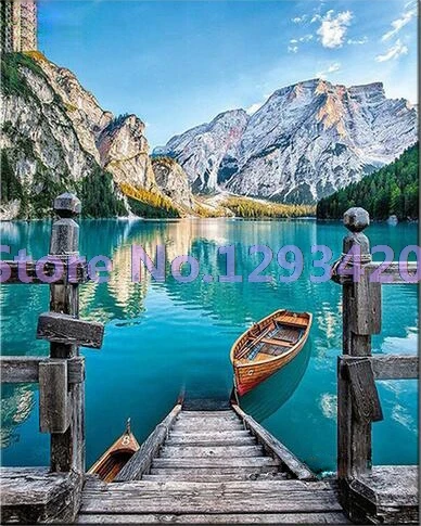 

Diamond Embroidery DIY Diamond Painting Cross Stitch Full 5D Diamond Mosaic Home Decor Mountains Natural scenery