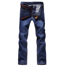2017 Spring and summer Man straight quality Straight jeans men’s cotton casual jeans young man’s jeans men big size 32-42