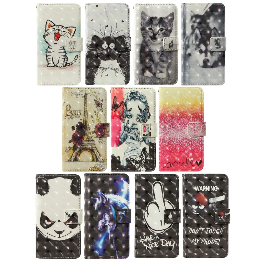 3D кожаный чехол книжка с кошельком для XGODY X27 Dual SIM Smartphone XR Y27 P30 S9 Y28 D28 S10 Mate RS D27 D26 P20