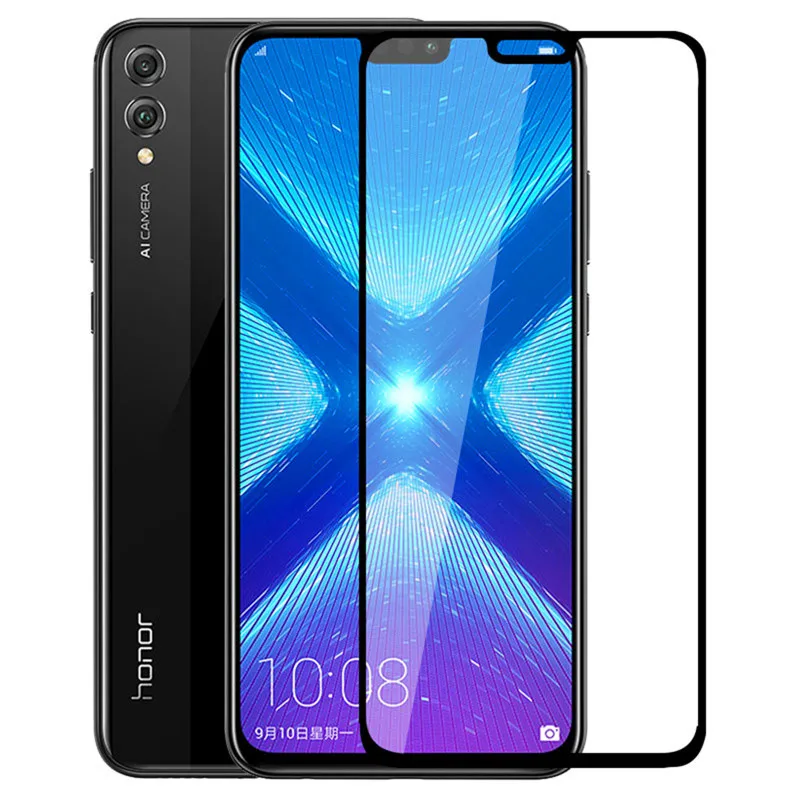 Защитное стекло 9H с полным покрытием для Huawei Honor 8X 9 10 Lite закаленное P Smart Mate 20 P10 P20