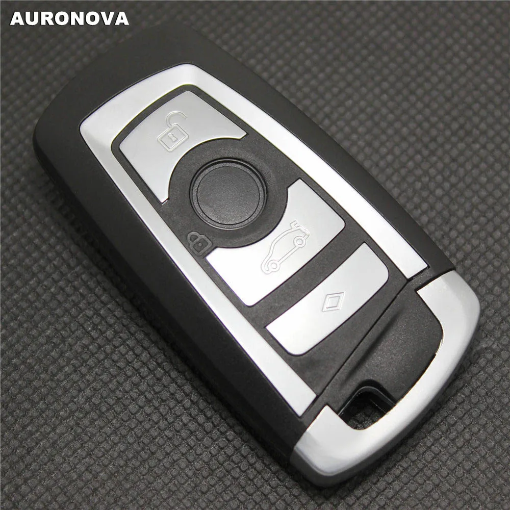 

AURONOVA for BMW 3 5 7 Series X3 X5 X6 E90 320 520 730 Smart Key 4 Buttons Replace Car Key Shell