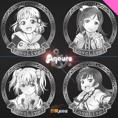 10 шт./компл. аниме LoveLive! Sunshine! Aqours Takami Chika Kurosawa Dia милый Косплей металлический