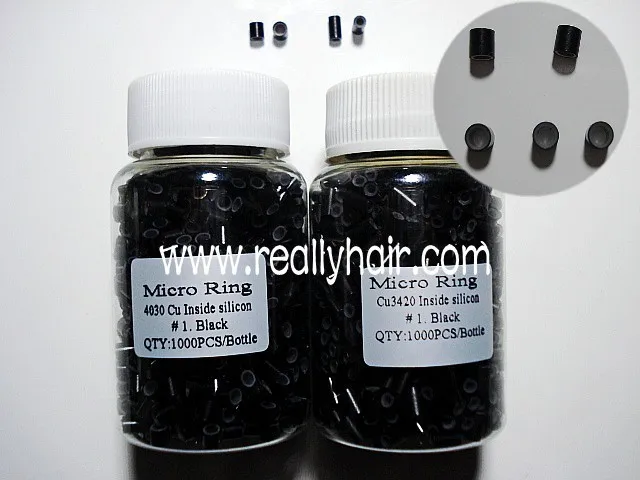 

Copper silica gel ring for hair extension1000 bottle
