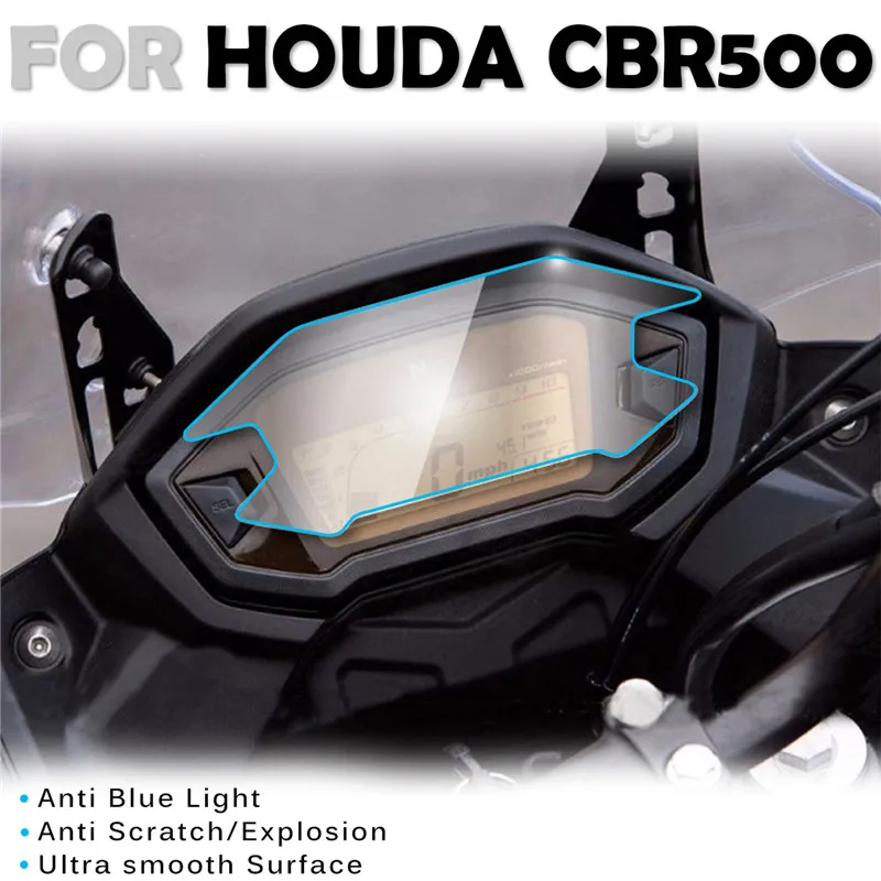 

Free Shipping Motorcycle Decals Dashboard Instrument Speedometer Film Screen Protector Stickers For Honda CBR 500 CBR500 R/F/X