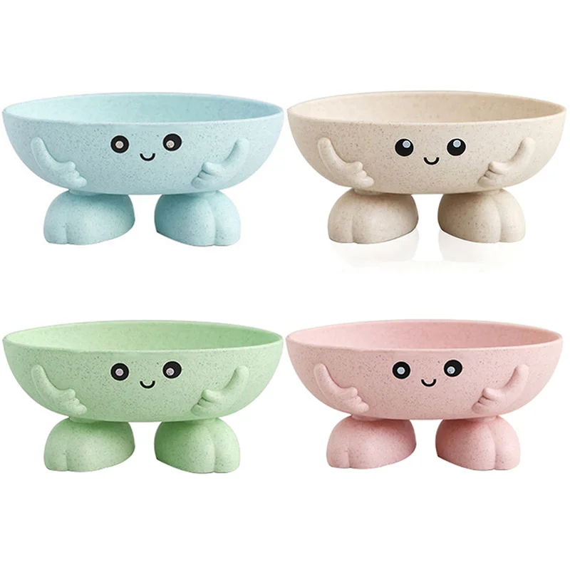 

Cartoon Shape Soap Box Candy Colors Children's Toy with Cover Draining Practical Easy Clean Soap Dish Bathroom Soaps Dish Box