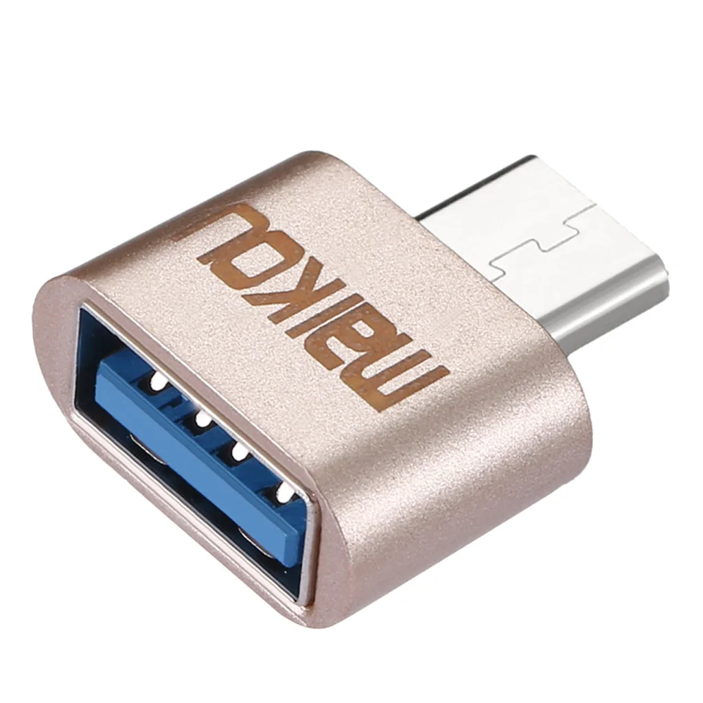 Portable USB 3.0 to USB Type C Adapter OTG Connector for All Type-C Devices Pink