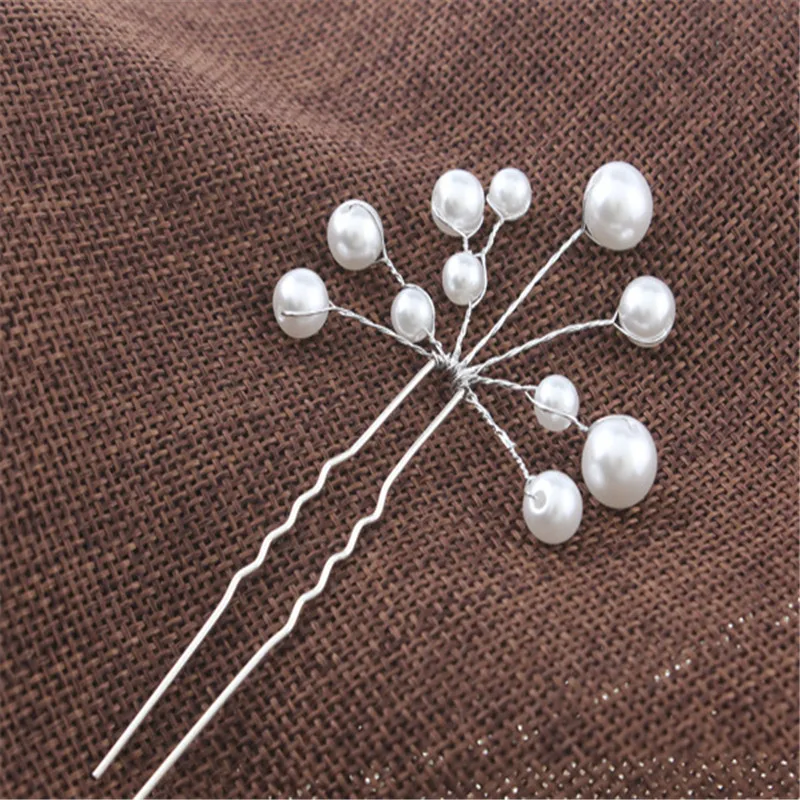Women Girl Fashion Hairpins Simulate Pearl Wedding Bridal Headwear Hairpins Styling Tools Hair Clip Braiding Accessories Women Girl Fashion Hairpins Simulate Pearl Wedding Bridal Headwear Hairpins Styling Tools Hair Clip Braiding Accessories