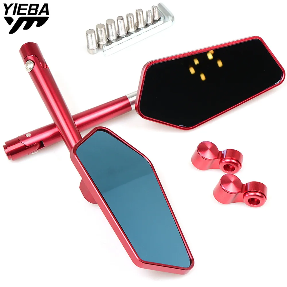 Universal Motorcycle CNC Aluminium mirror motorbike moto Rearview side Mirror for KAWASAKI HONDA SUZUKI YAMAHA DUCATI BMW | Автомобили и