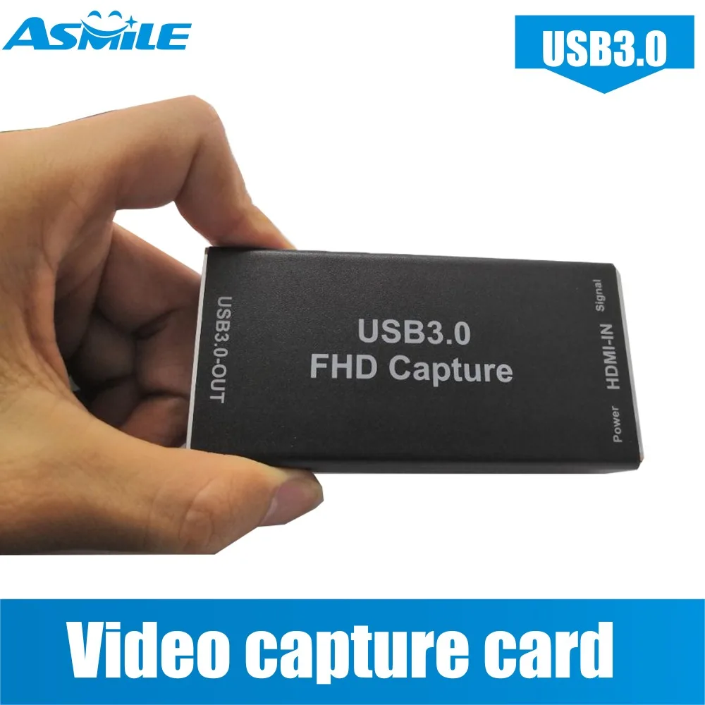 HDMI-USB3.0 Video capture card support 720P/1080/2K HDMI inputand transport is high speed USB3.0(co