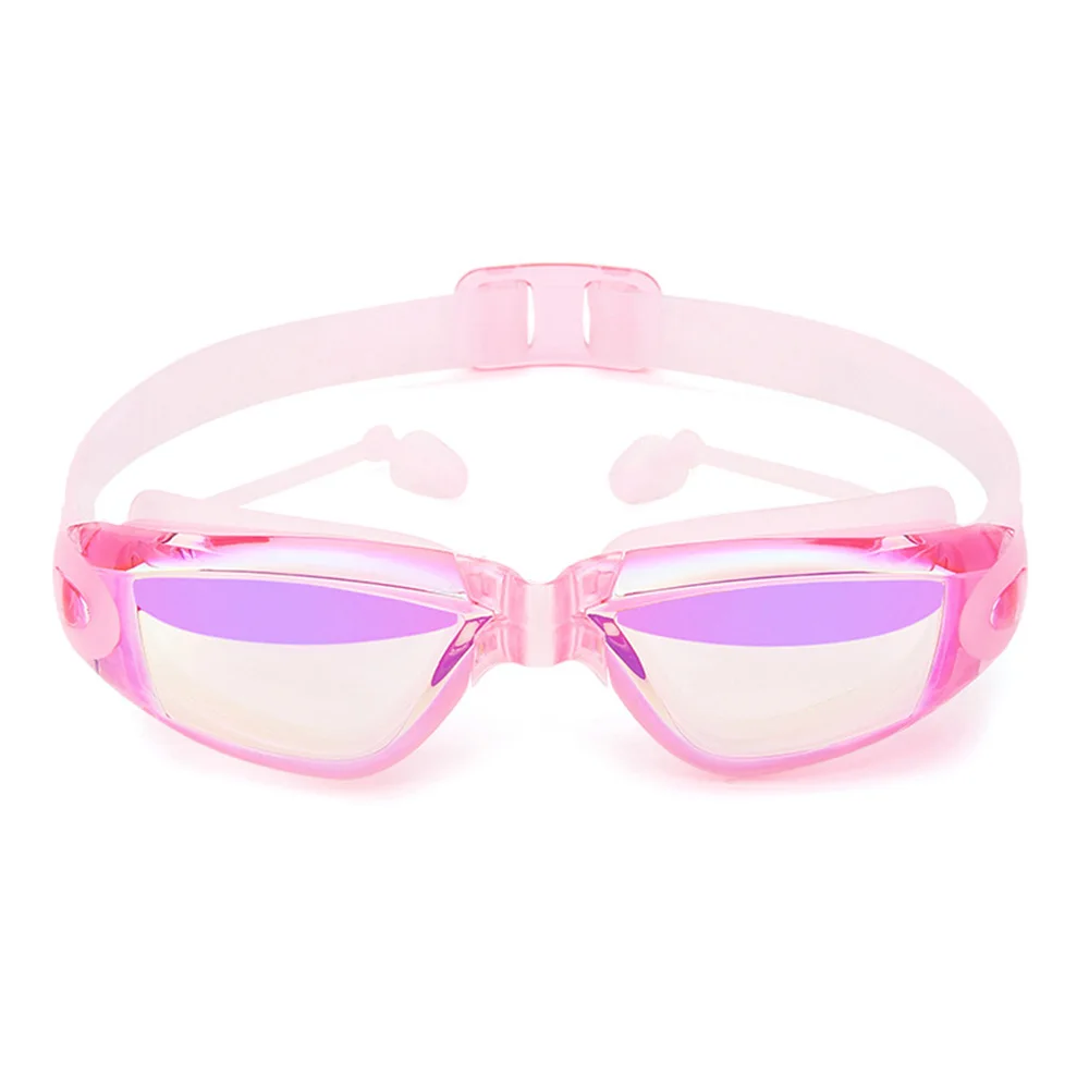 Professional Silicone transparent Swimming Goggles Anti fog UV kids