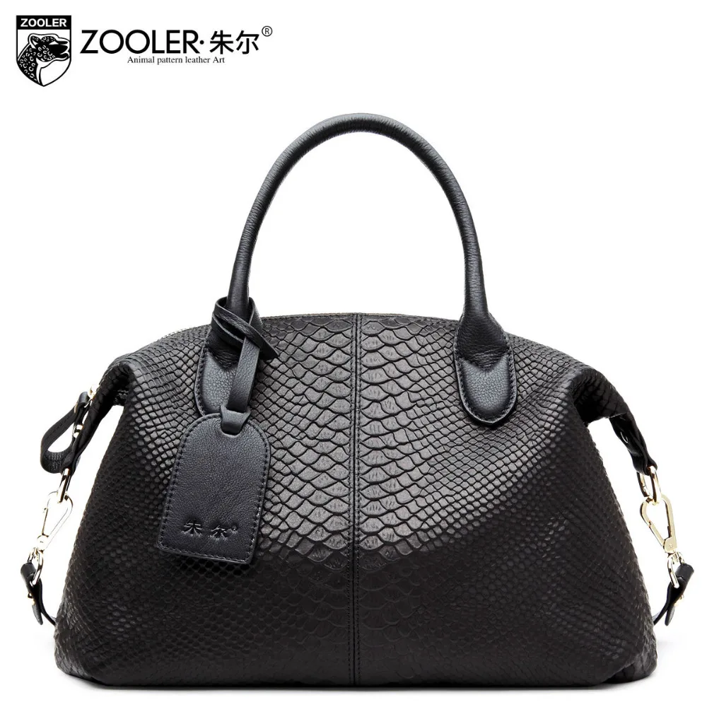 

ZOOLER Hot Luxury Handbags Women Bags Designer Serpentine Pattern Handtas Ladies Black Elegant Bolsos Mujer De Marca Famosa 2017