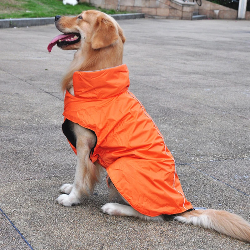 Большой плащ для собак одежда щенков блестящие толстовки собаки