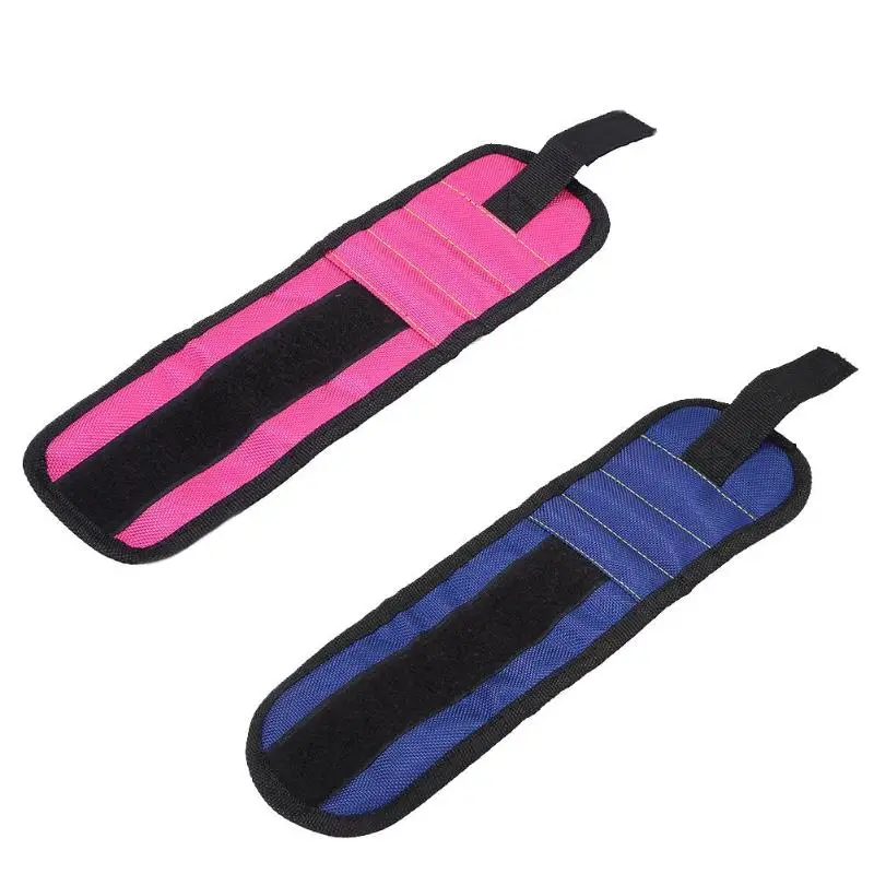 600D Оксфорд ткань магнитный браслет сумка для инструментов запястье электрик портативный комплект инструментов саморезы сверла ручка для