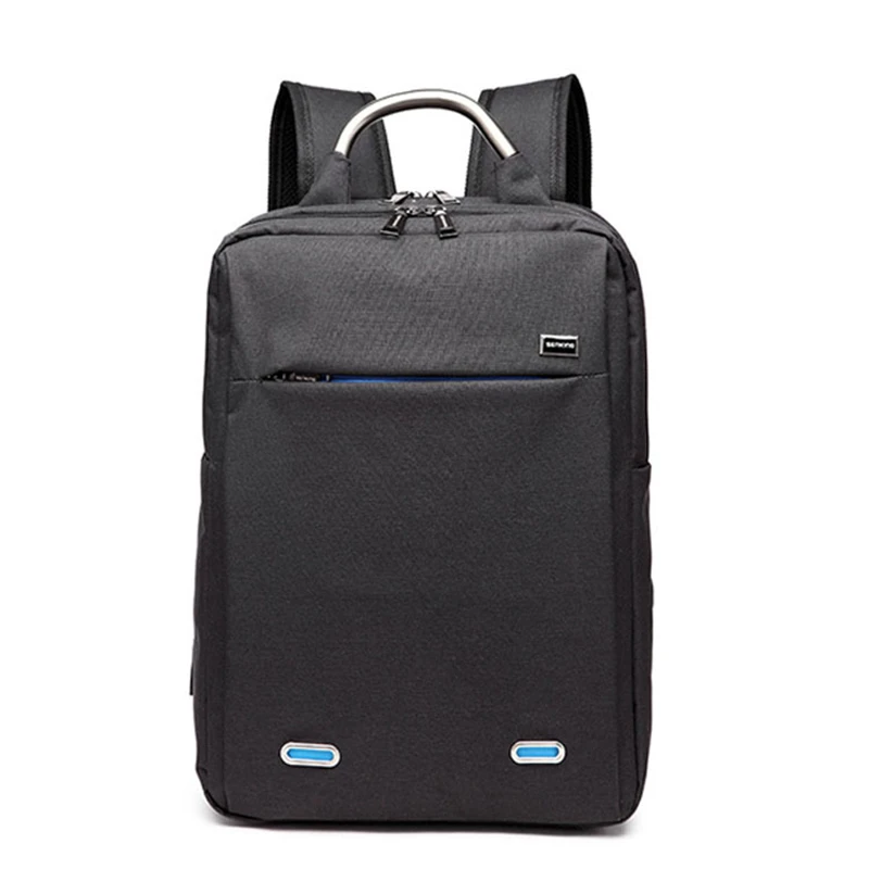 

HOT 2018 New Style Fashion Solid Color Nylon Unisex Backpack Business 17 Inch Multi-functional Multi-capacity Student Schoolbag