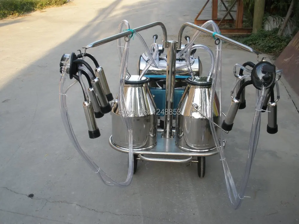 

Portable Cow Milker Milking Two Cows in 5mins