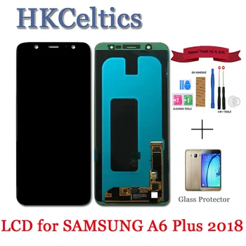 

AMOLED LCD For Samsung Galaxy A6 Plus A6+ 2018 LCD Display A600F A600FN A605F with Touch Screen Assembly Replacement Repair Part