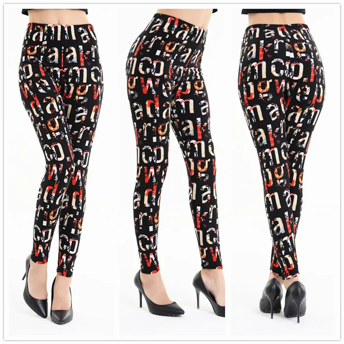 tights for women New 2022 Women Pants Trousers For Ladies New Style Black and White Plaid Leggings Houndstooth Casual Leggings nike leggings Leggings