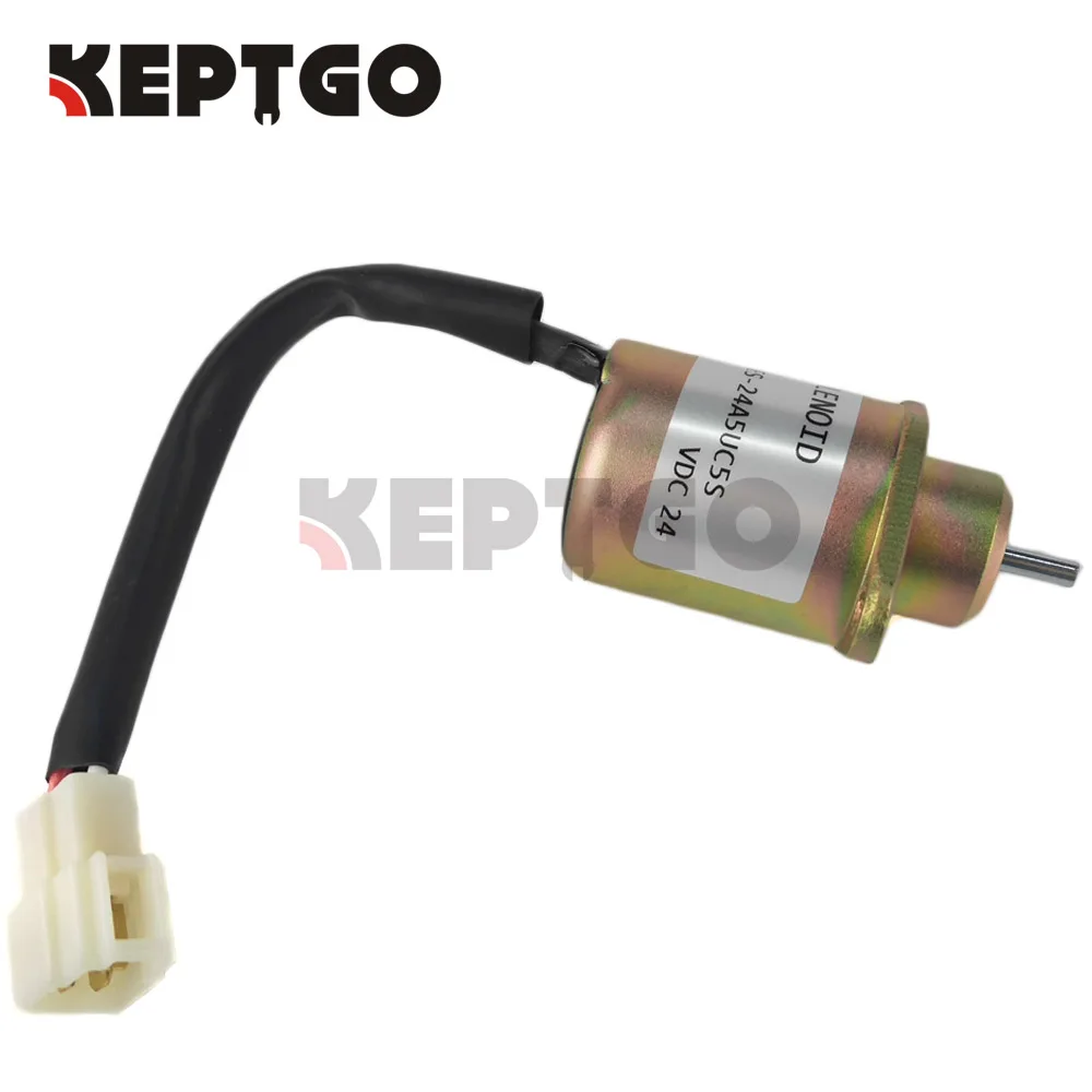 

24V New Fuel Shutoff Solenoid For Kubota Super 5 series SA-4567-T 1503ES-24A5UC5S