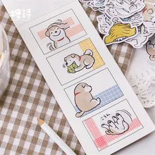 45 шт./компл. kawaii закладка для книги, новое платье с милой собачкой для дневника планировщик офисный декор для бизнес планирования школьные принадлежности канцелярские товары