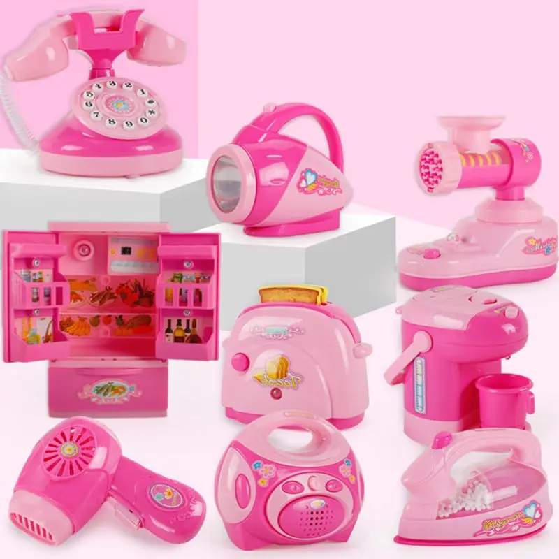 Детский мини-кухонный электроприбор для мальчиков и девочек, мясорубка, набор игрушек, манекен для игры